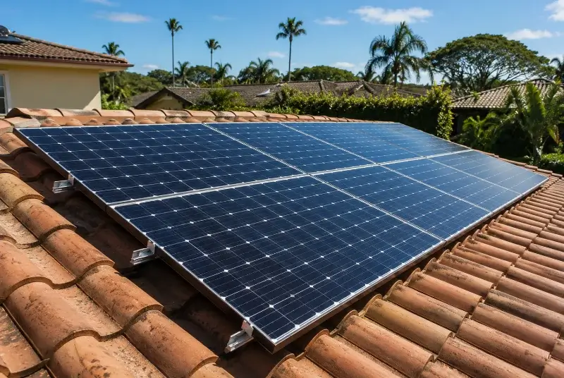 Installation de panneaux solaires à Château-Gaillard